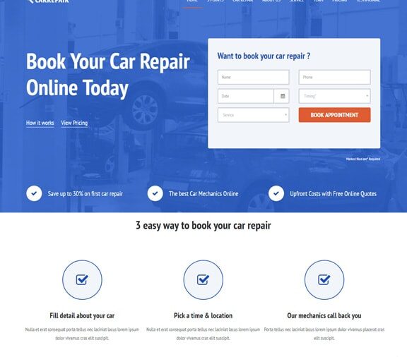 web design service for automotive business