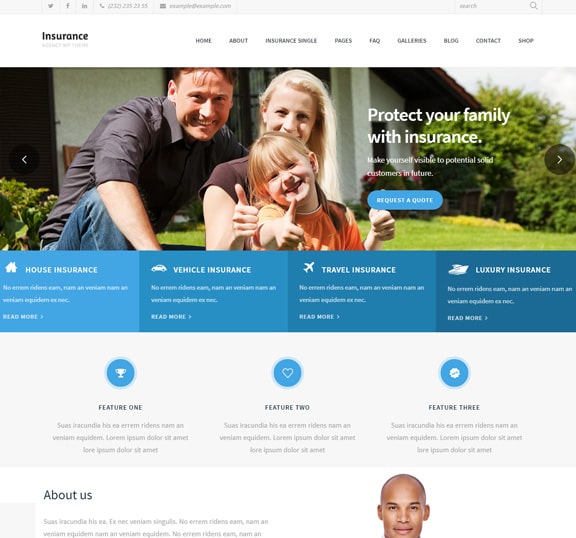 Insurance Company Web Design Service